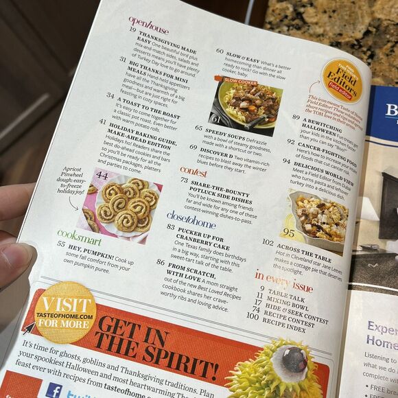 Lot Of 4 Taste Of Home Back Issues Recipes Magazines 2012 3 Holiday Magazines - Picture 6 of 11